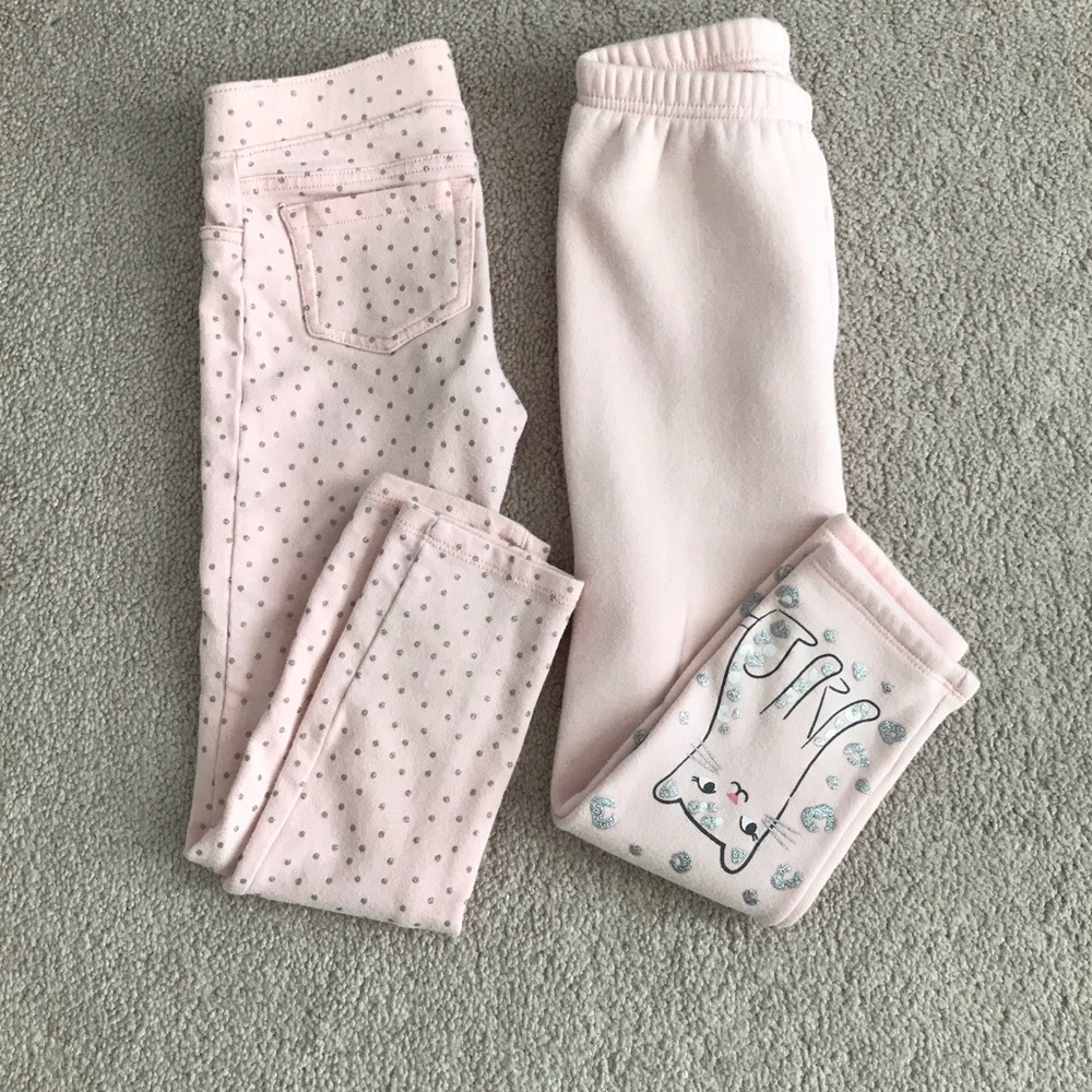 🌹2 light pink pants